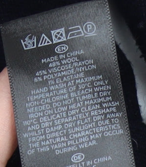 Hobbs Women's Black Knit Jumper, Medium