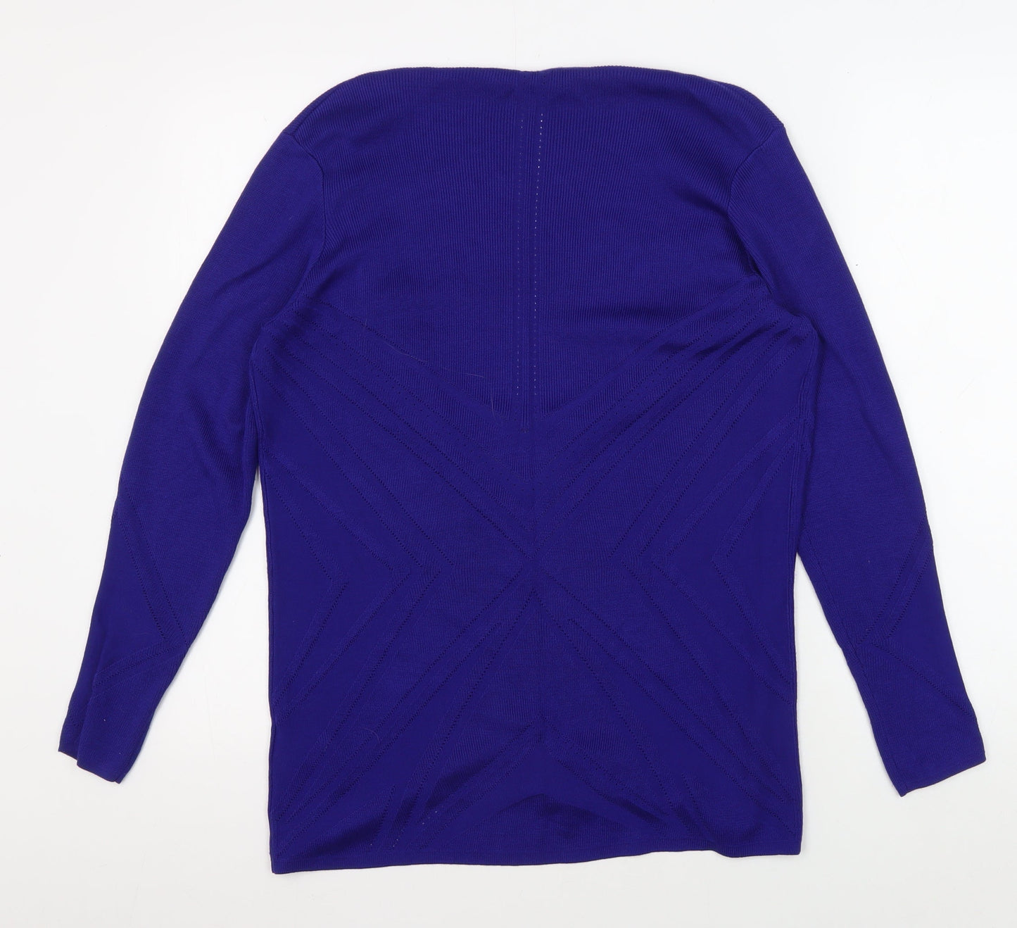 Debenhams Women's Blue Cardigan Size 14 V-Neck