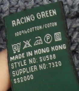 Racing Green Men's Blue 2XL Pullover Jumper