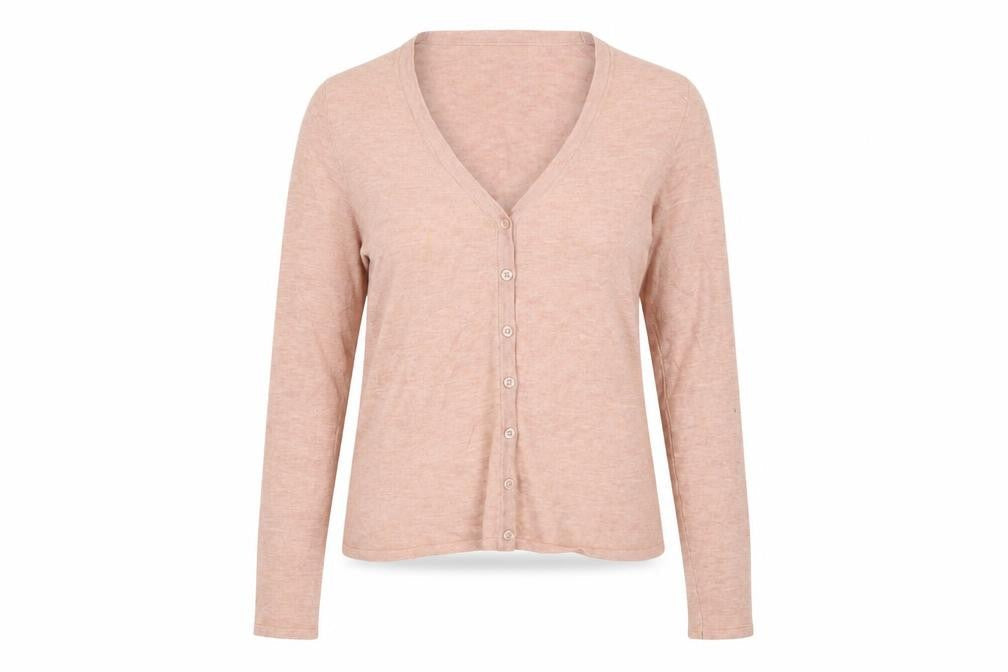 Vero Moda Women's Pink Cardigan, Size S, V-Neck