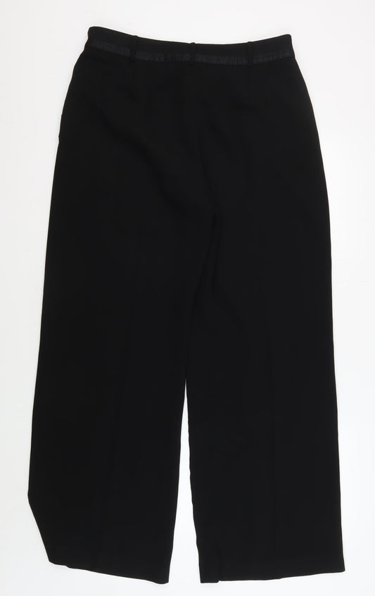 Hobbs Women's Black Regular Fit Trousers Size 14
