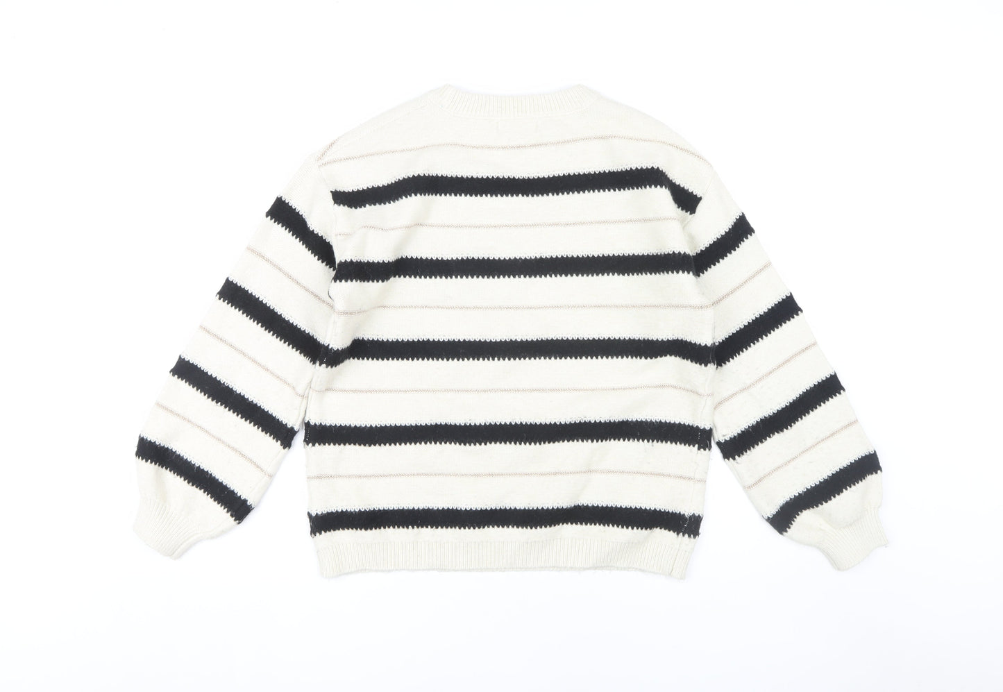 Marks and Spencer Women's M Striped Pullover Jumper