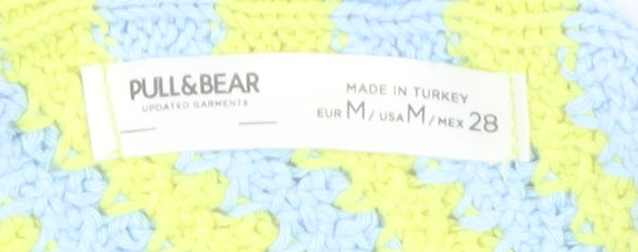 Pull&Bear Women's Multicoloured Striped Halter Tank