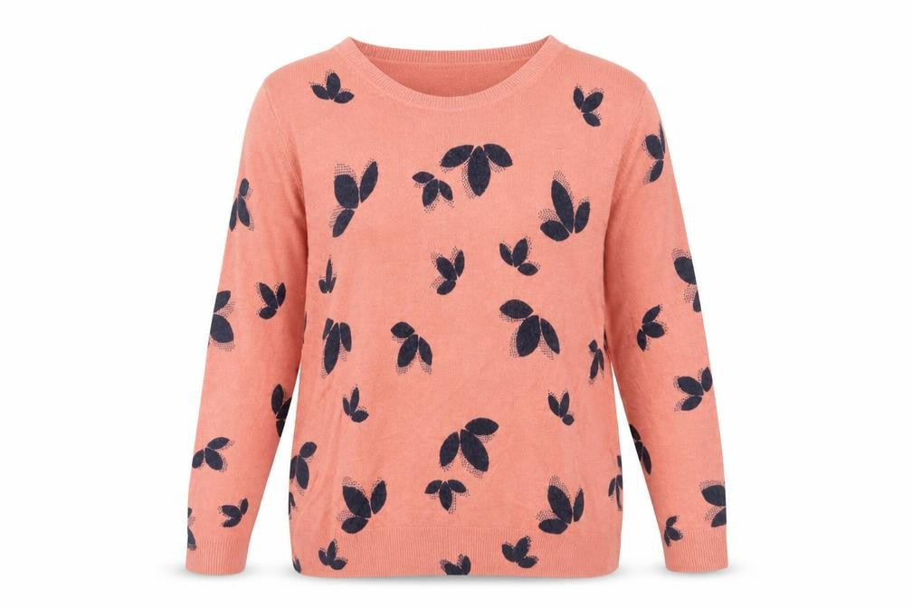 Marks & Spencer Women’s Pink 16 Floral Jumper