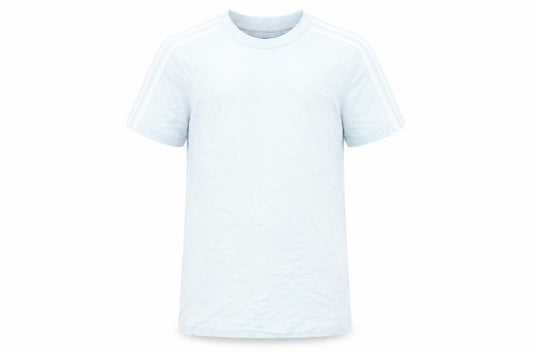 Adidas Boys White T-Shirt, Size 11-12, Casual Basic Tee
