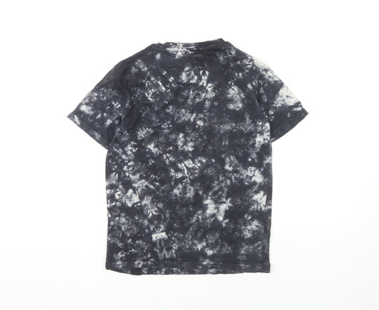 Sonneti Boys Black Tie Dye Logo T-Shirt 10-12 Years New