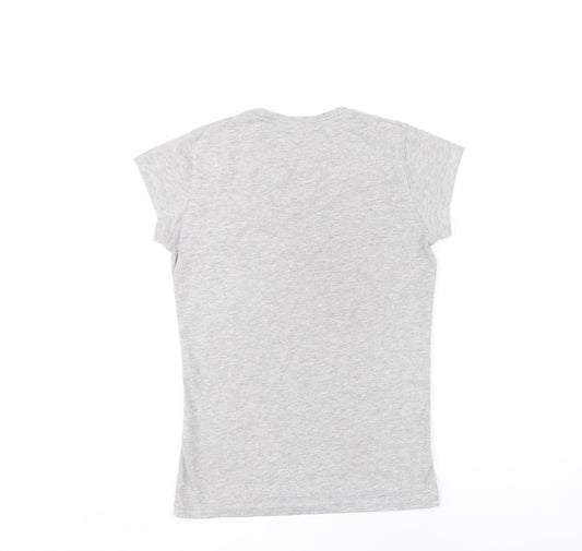 Levi's Girls Grey Logo T-Shirt - Size S, Casual Style