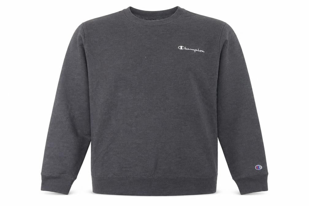 Mens UK L Regular Champion Black Pullover Sweatshirt
