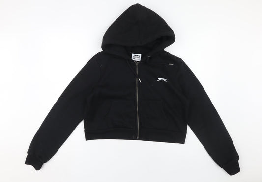 Slazenger Women's Black Full Zip Hoodie Size 10