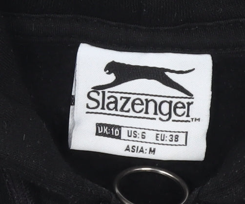 Slazenger Women's Black Full Zip Hoodie Size 10