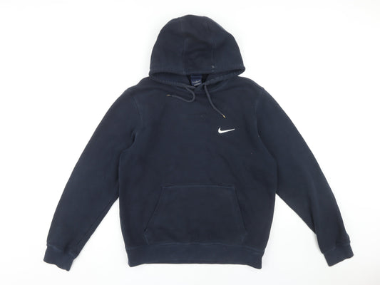 Nike Men's Blue Pullover Hoodie Medium