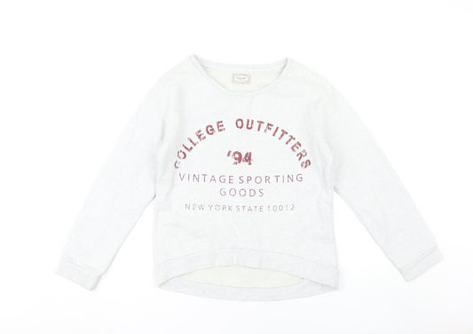 Candy Couture Girls White Pullover Sweatshirt, Size 15