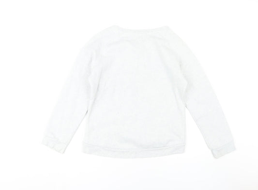 Candy Couture Girls White Pullover Sweatshirt, Size 15
