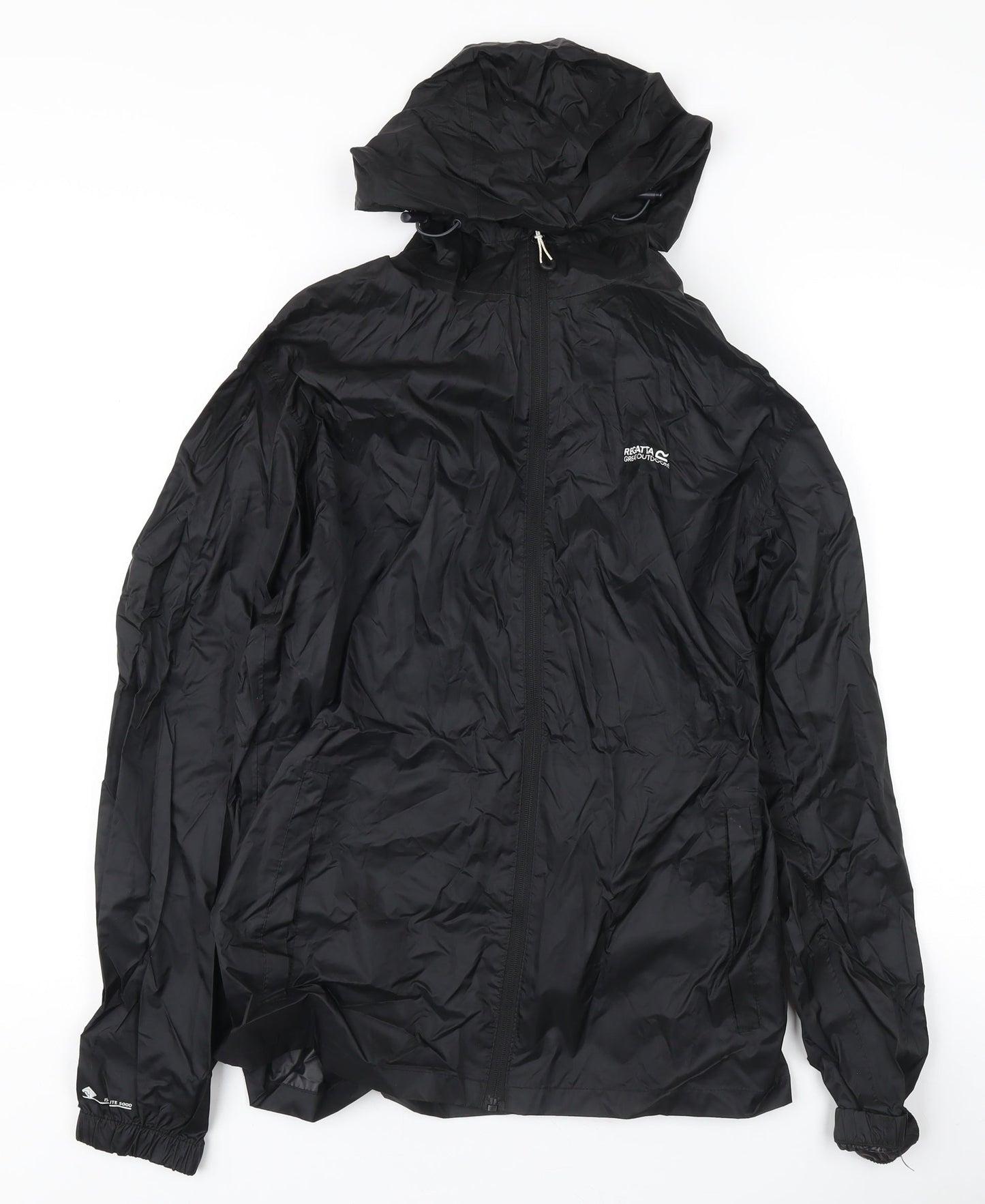 Regatta Men's Black M Windbreaker Jacket, Waterproof
