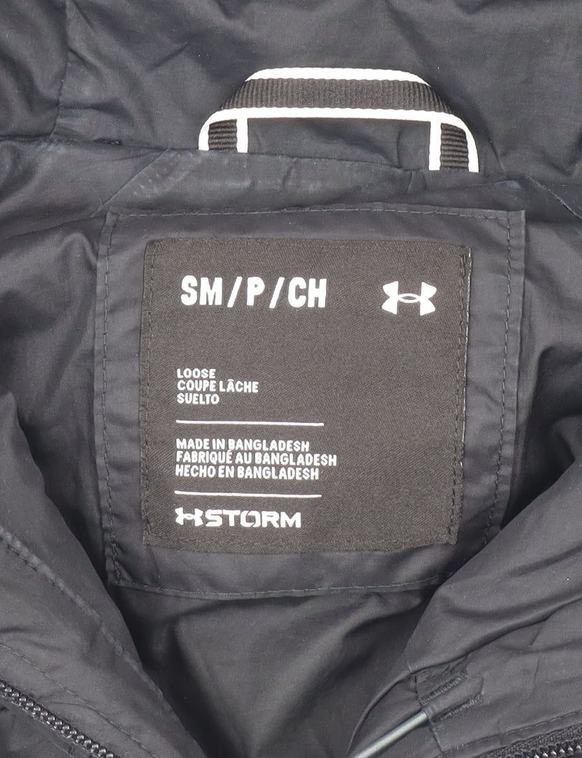 Under Armour Men's Black and Grey Puffer Jacket S