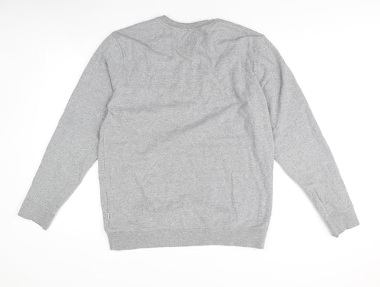 Vans Unisex Grey Knit Pullover Jumper Size L