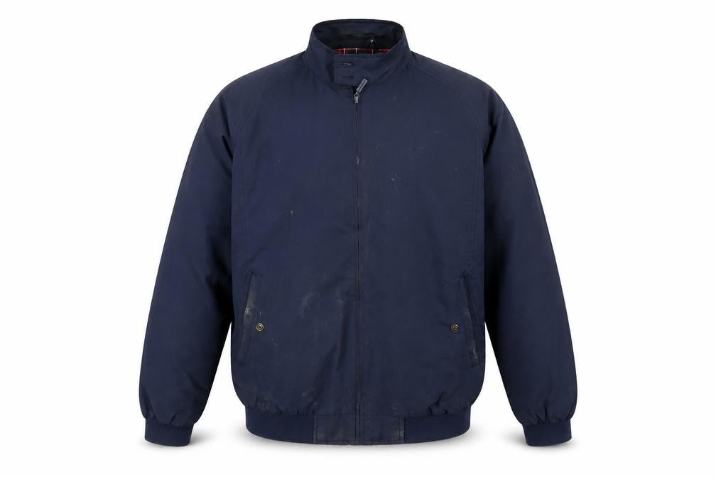 Carabou Men's Blue Bomber Jacket with Zipped Pockets