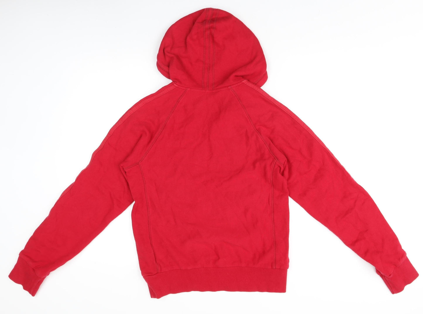 Adidas Women's Red Pullover Hoodie Jumper Size 10