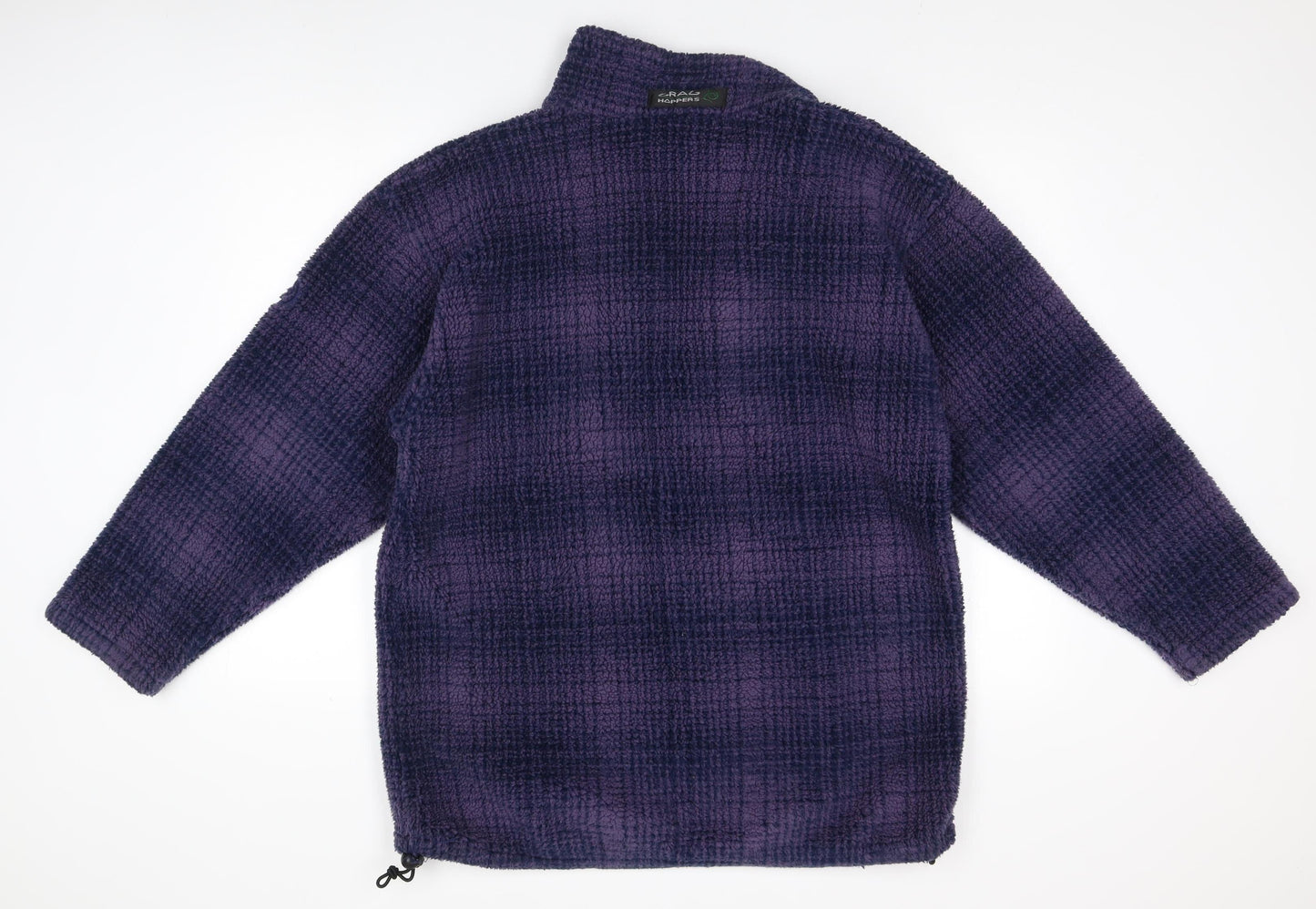 Craghoppers Men's Purple Check Full Zip Jumper Size S
