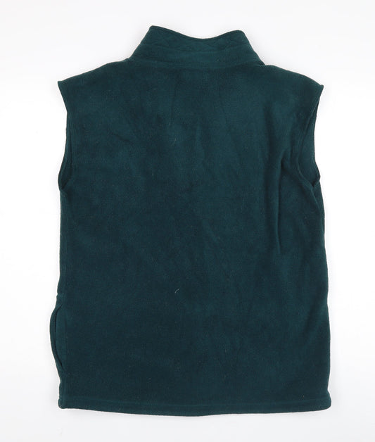 Bon Marché Unisex Green Fleece Waistcoat - S Casual