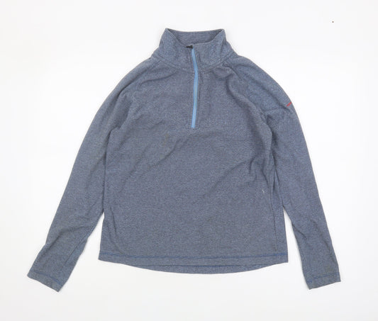 Trespass Women's Blue Softshell Mid-Length Jacket M