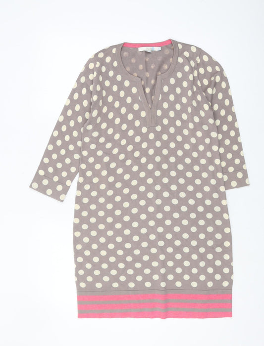 Boden Women's 8 Polka Dot Tunic Jumper Multicoloured