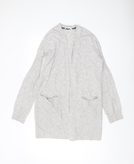 White Stuff Women’s Grey Long Sleeve Cardigan Size 10