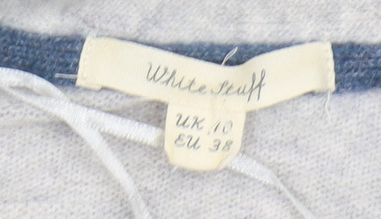 White Stuff Women’s Grey Long Sleeve Cardigan Size 10
