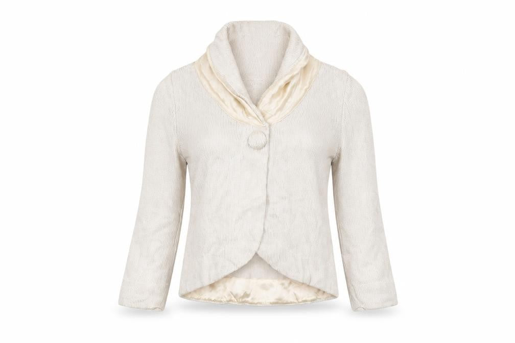 Minuet Women's Beige Long Sleeve Knit Jumper Size 10