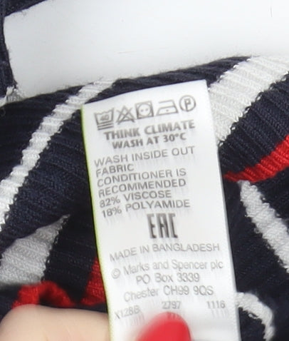 Marks and Spencer Women's Multicoloured Pullover Jumper
