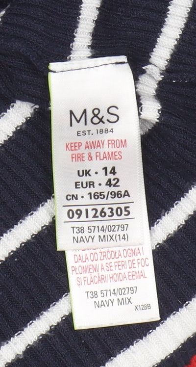 Marks and Spencer Women's Multicoloured Pullover Jumper