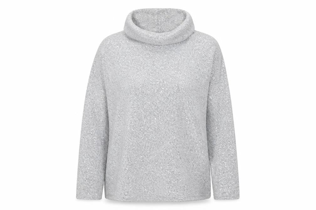 Isle Essentials Women's Grey Pullover Jumper M