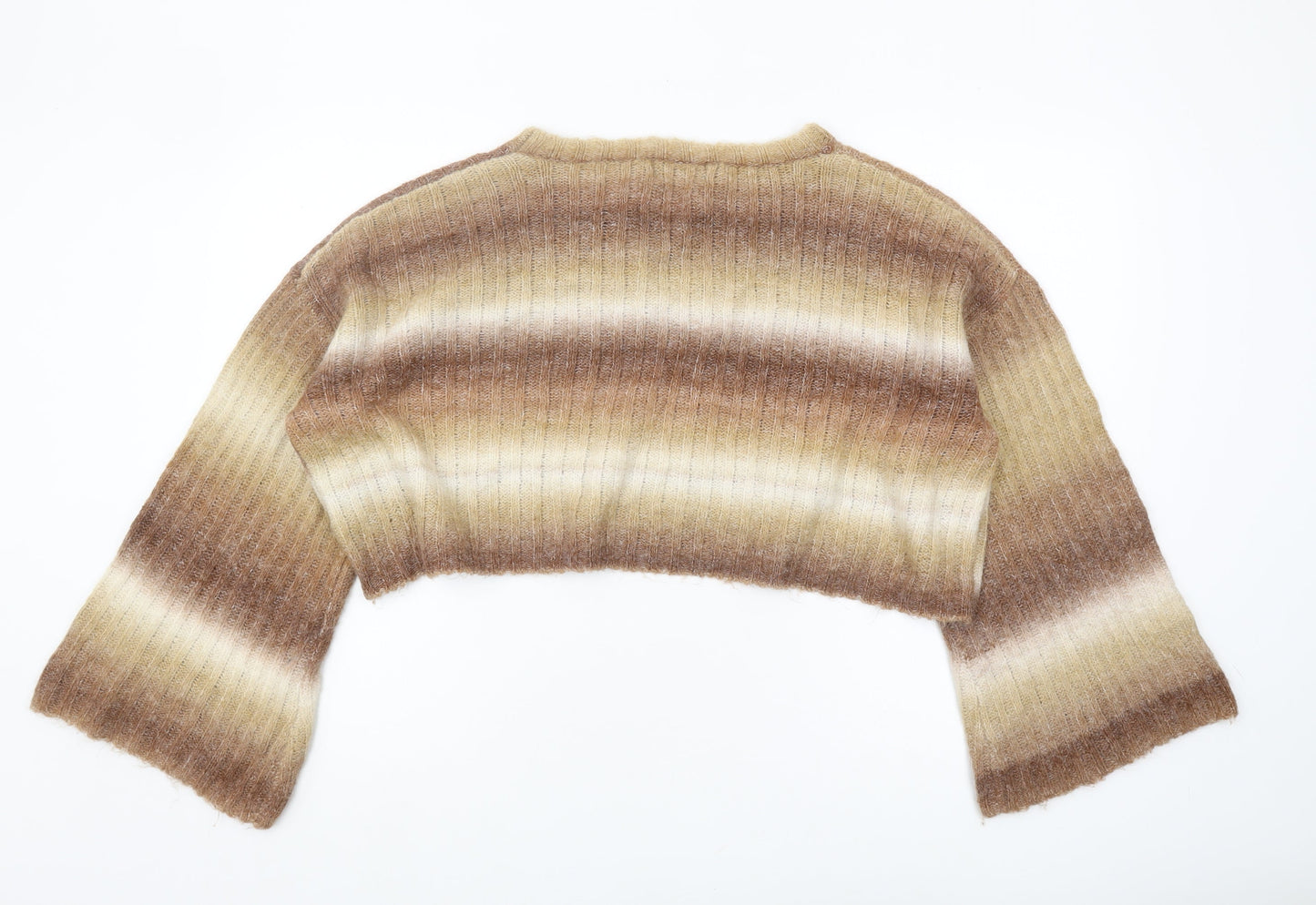Cider Women's Brown Striped Pullover Jumper XL