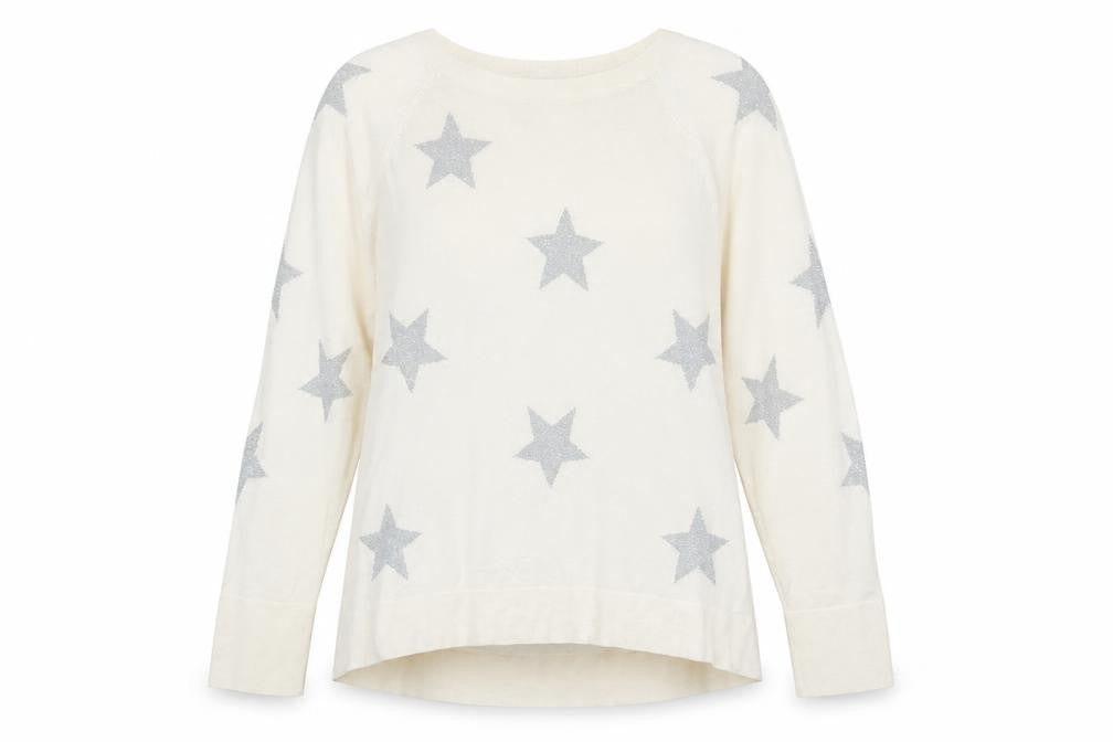 Gap Kids Ivory Star Pullover Jumper, Girls Size 14, Cotton