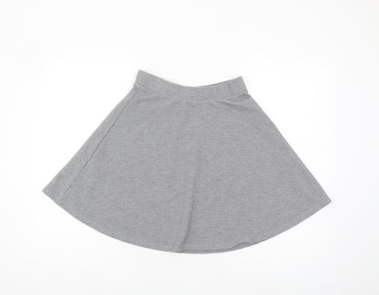 SuperDry Women's Grey Skater Skirt Size 8