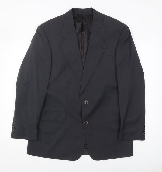 Hugo Boss Men's Grey Wool Blazer Size UK 40 Formal