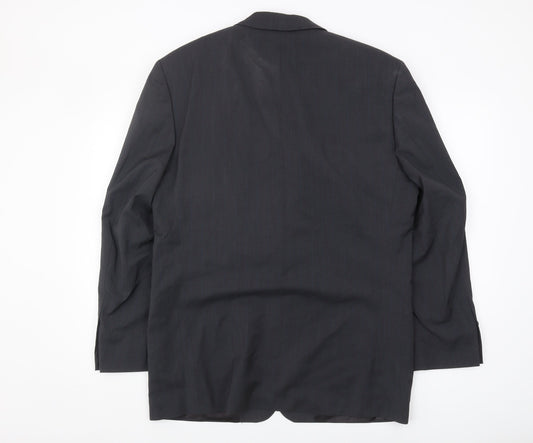 Hugo Boss Men's Grey Wool Blazer Size UK 40 Formal