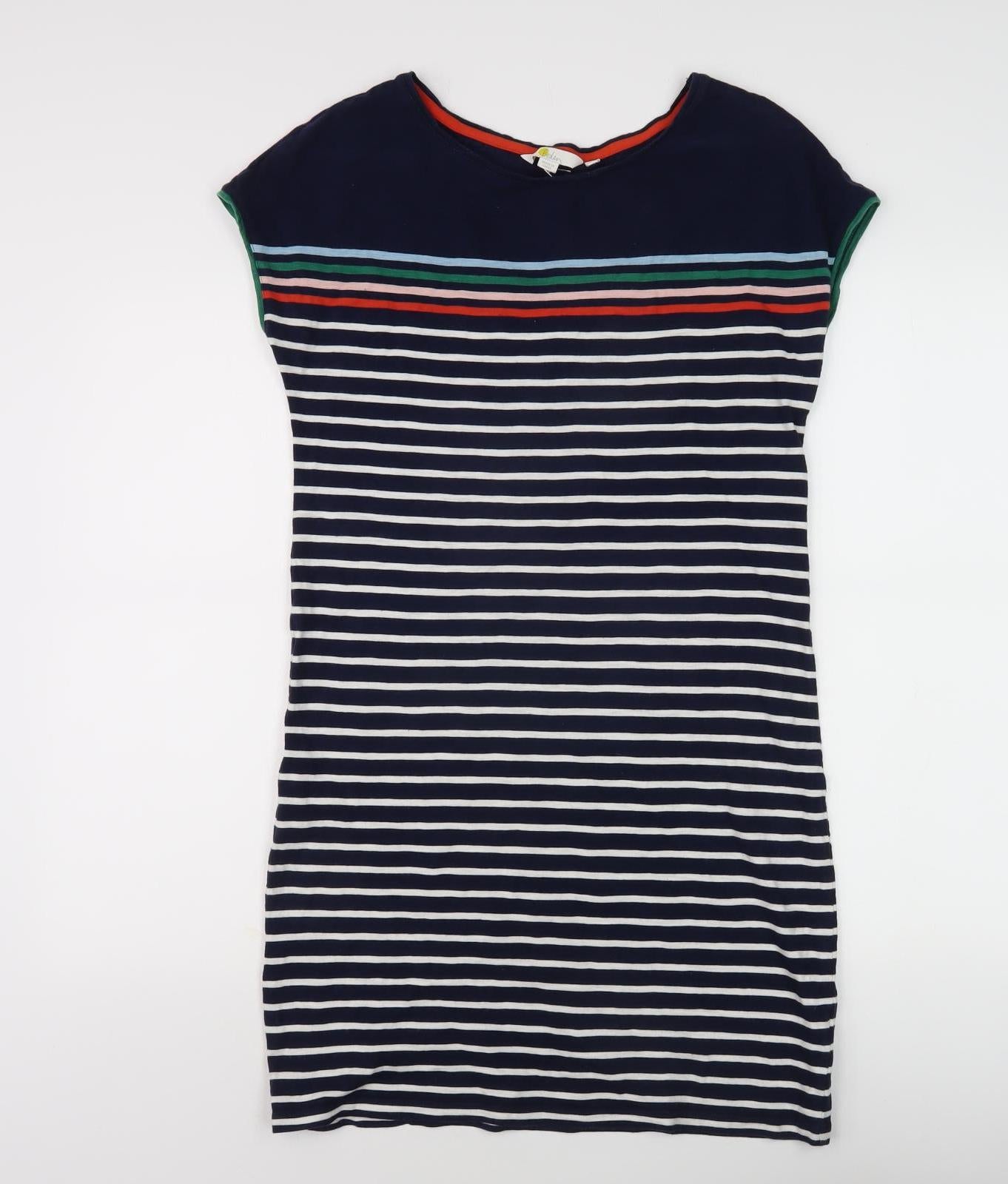 Boden Women's Striped T-Shirt Dress, Size 8, Multicoloured