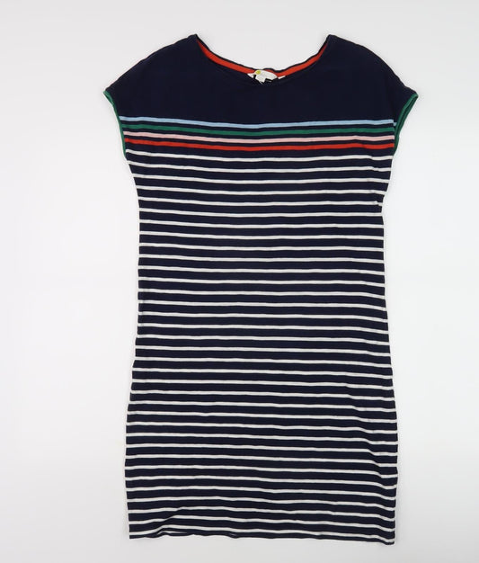 Boden Women's Striped T-Shirt Dress, Size 8, Multicoloured