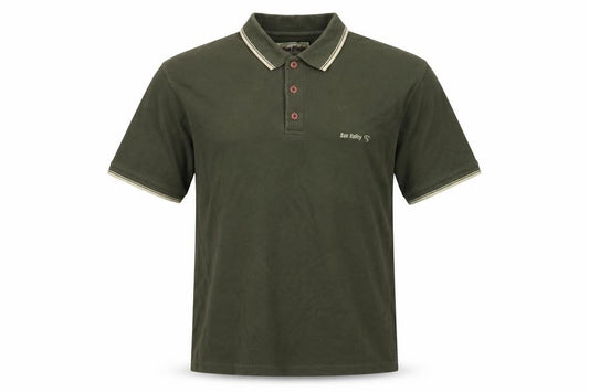 Sun Valley Men's Green Polo, Medium, Short Sleeve