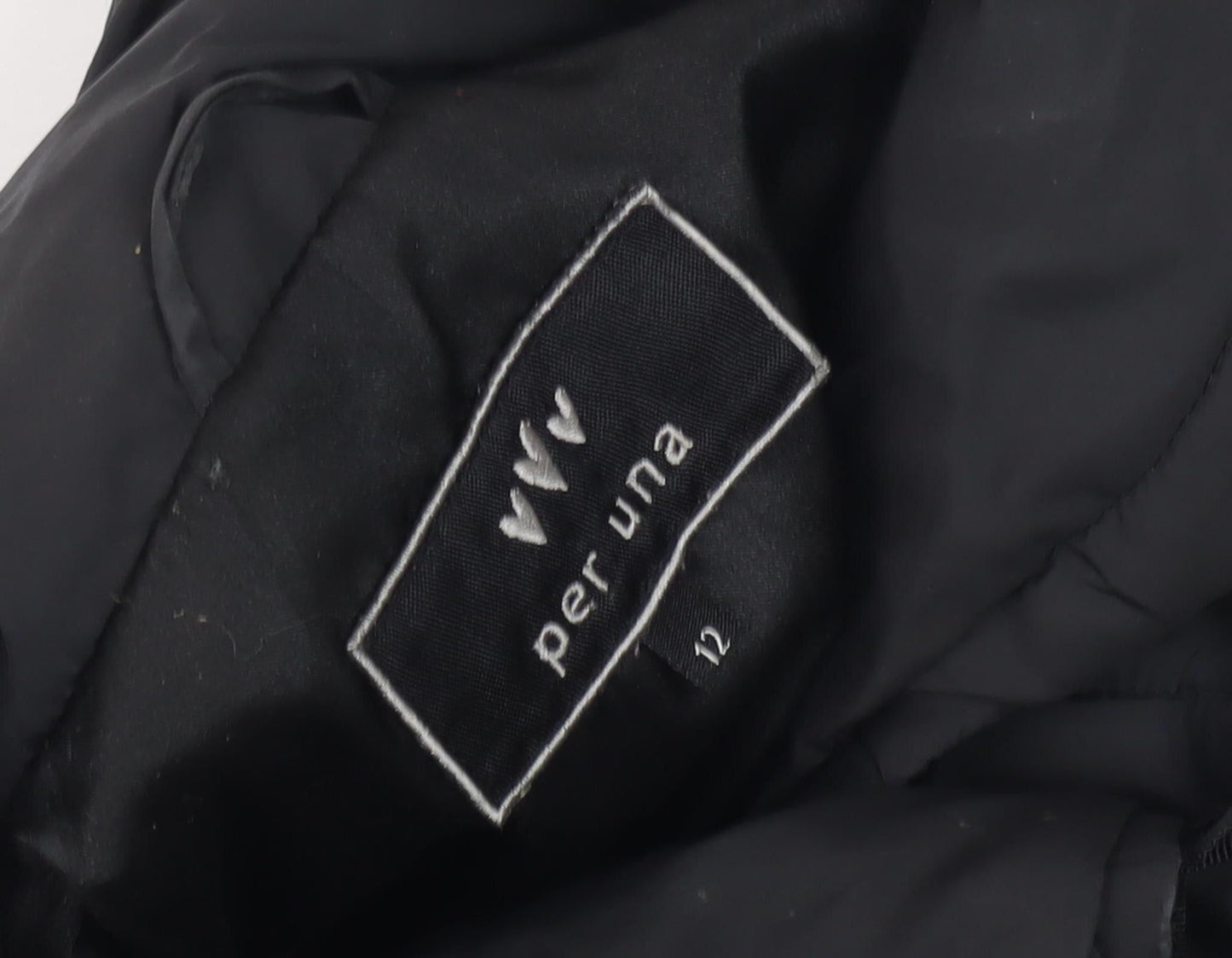 Per Una Women's Black Puffer Jacket Size 12