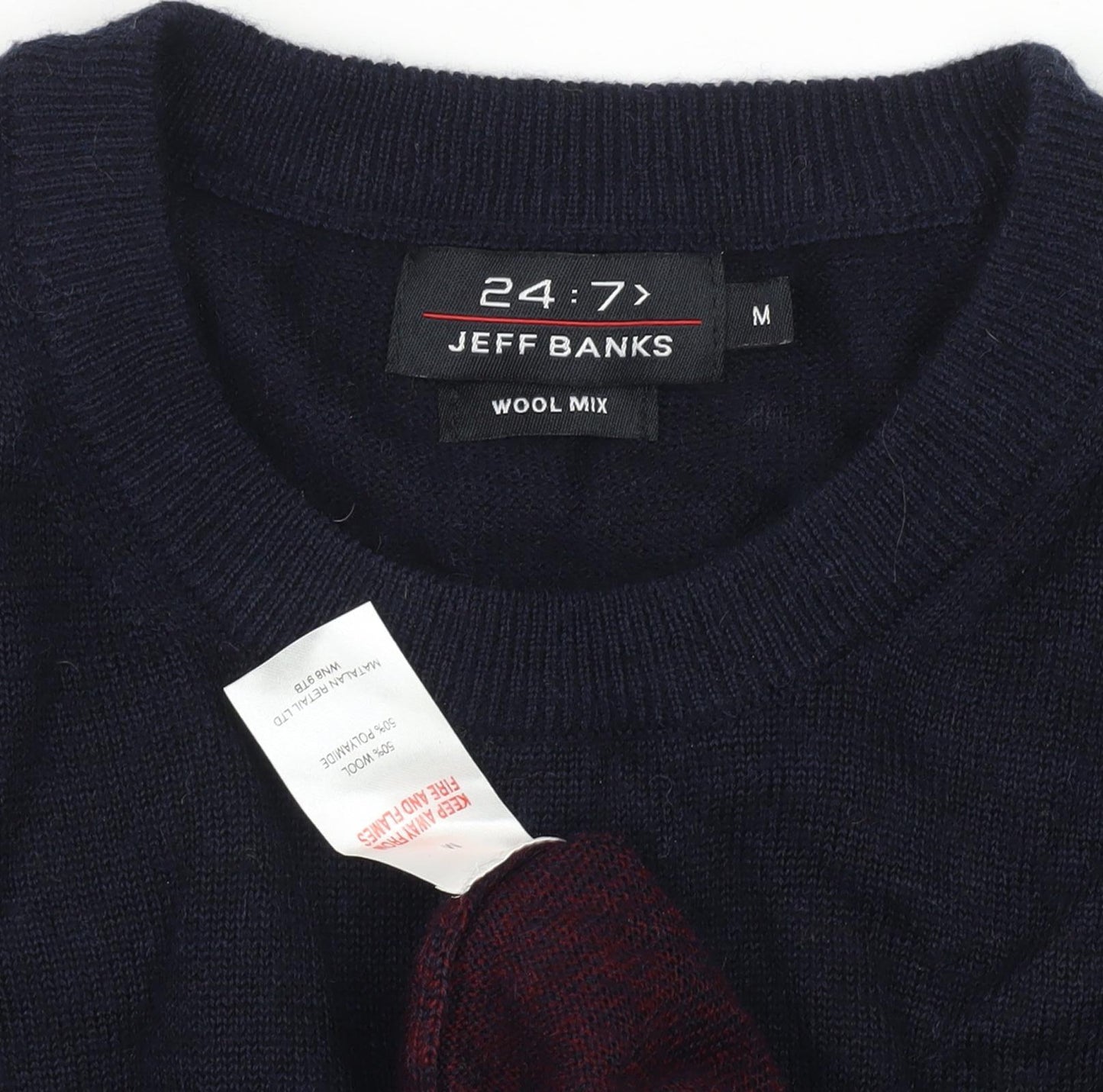 Jeff Banks Men's Black Pullover Jumper M