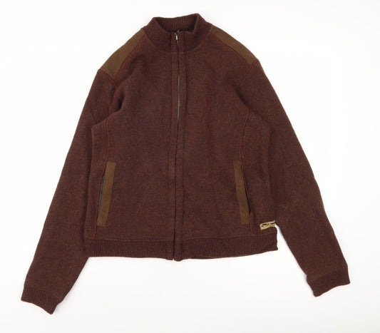 Patagonia Women's Brown Wool Blend Bomber Jacket L