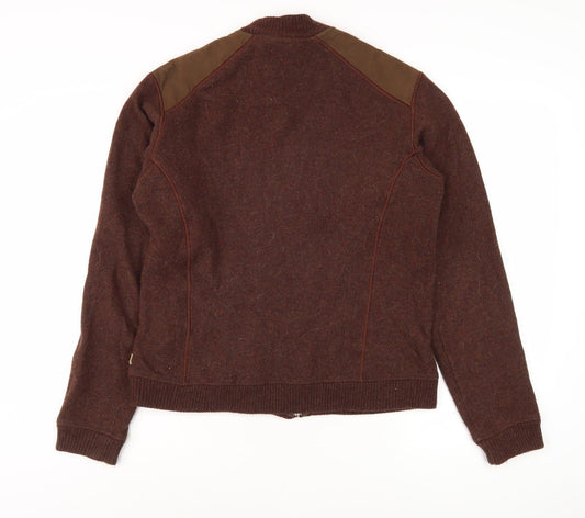 Patagonia Women's Brown Wool Blend Bomber Jacket L