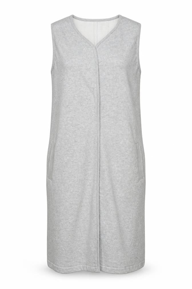 Mint Velvet Women's Grey Sleeveless Knit Vest - Size S