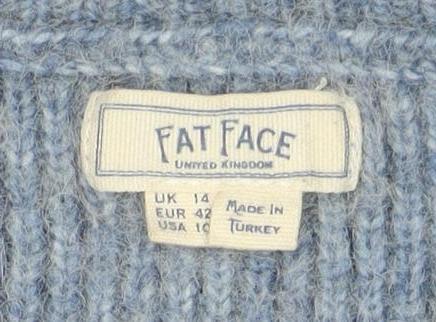 Fat Face Women's Multicoloured Crew Neck Jumper