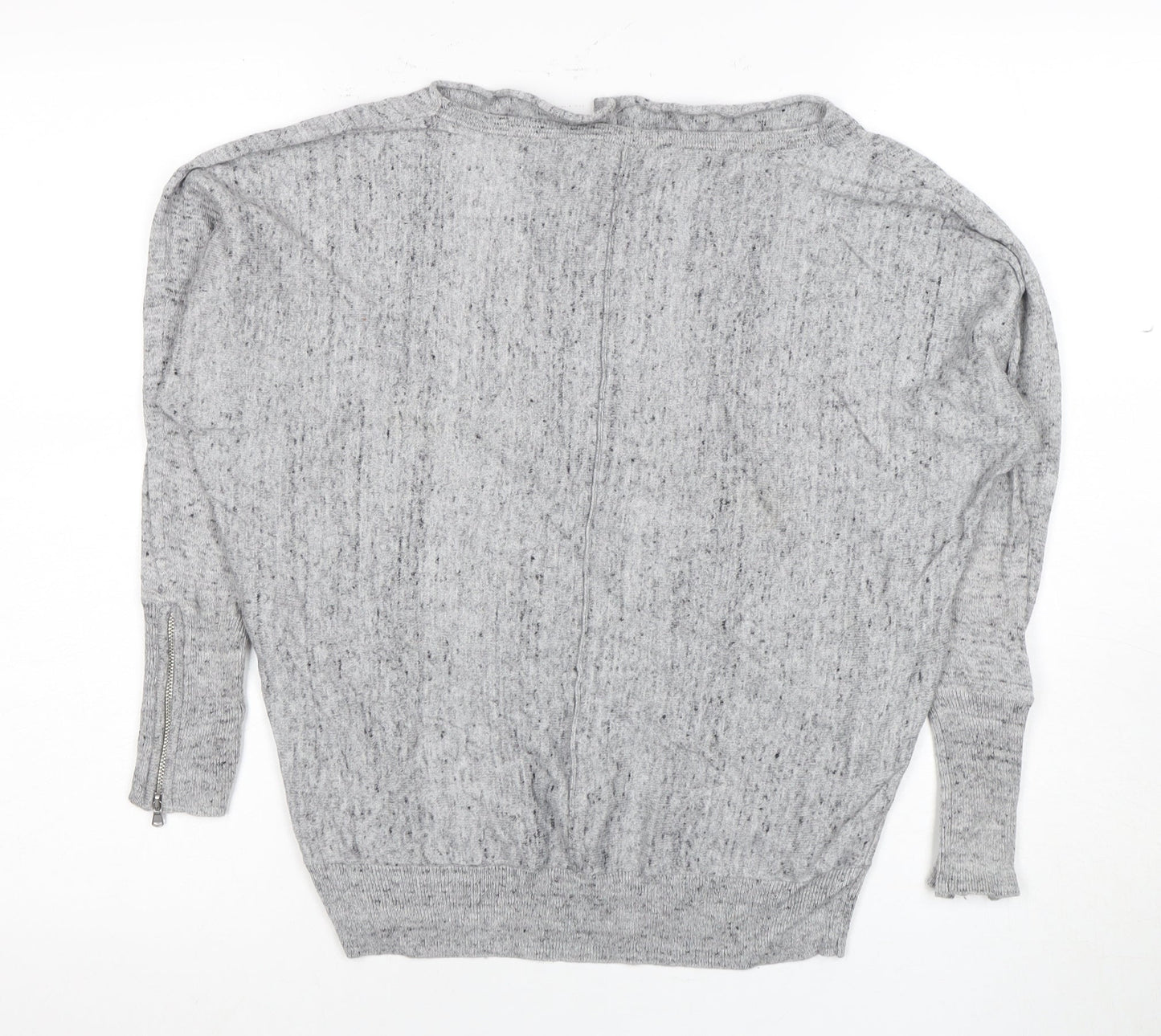 Mint Velvet Women's Grey XS Pullover Zip Jumper