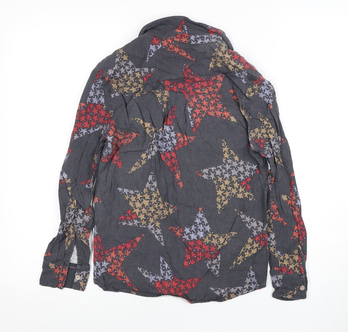White Stuff Women's Multicoloured Button-Up Shirt UK 8