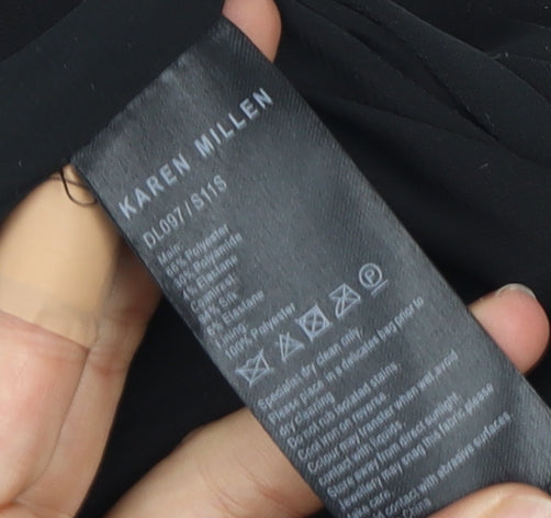 Karen Millen Women's Black Dress Size 8
