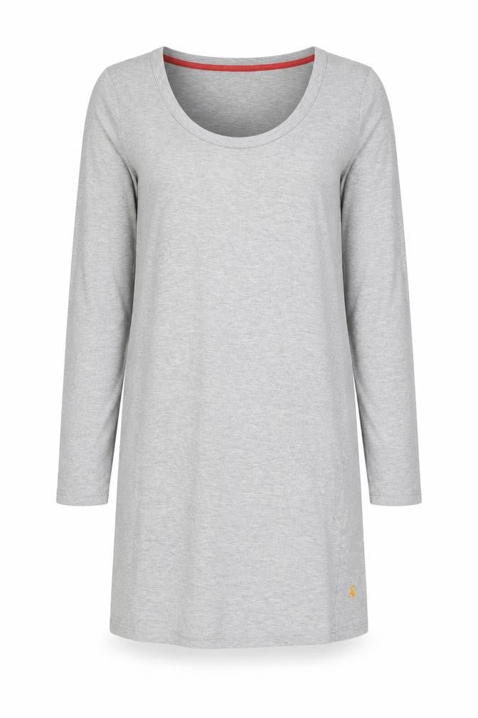 Joules Women's Grey Long Sleeve Dress S